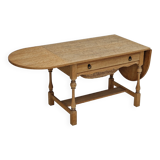 1970s, Danish design, coffee/sewing table, oak wood, original condition.