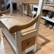Redesigned wooden bench