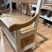 Redesigned wooden bench