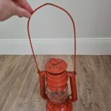 Old orange oil lamp vintage
