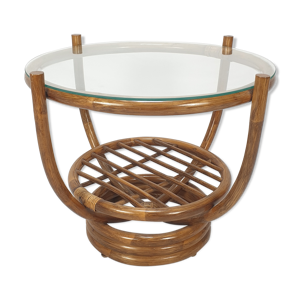 Table basse italienne en bambou,