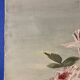 Oil on canvas with vintage roses
