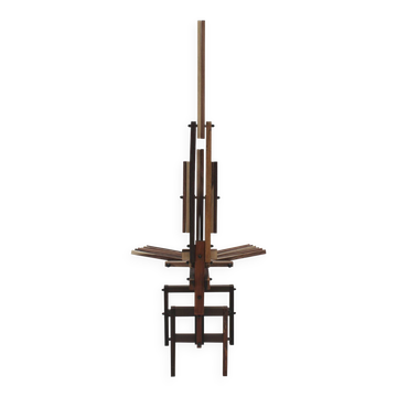 Italian Sculptural Wooden Chair Sono by Anacleto Spazzapan, 1980s
