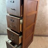 Oak filing cabinet