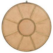 Miroir industriel rond en métal (100cm x 3cm)