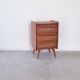 Vintage chest of drawers with tapered legs