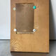 Antique hand carved  frame solid wood  19.5 cm x 13.5 cm