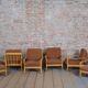 Mid-Century Armchairs from Jitona Soběslav, Czech, 1960s, Set of 6