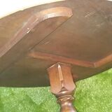 Round table/ gueridon in art deco chene