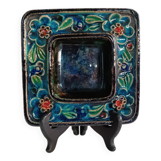 Schramberg stoneware and crystal emptying cup 1970