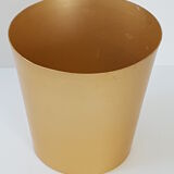 Vintage gold metal basket 1960