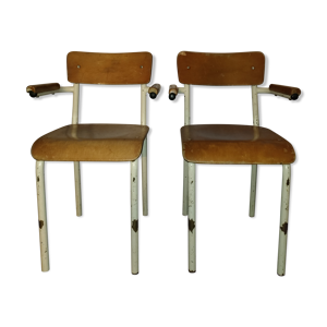 2 chaises enfant vintage