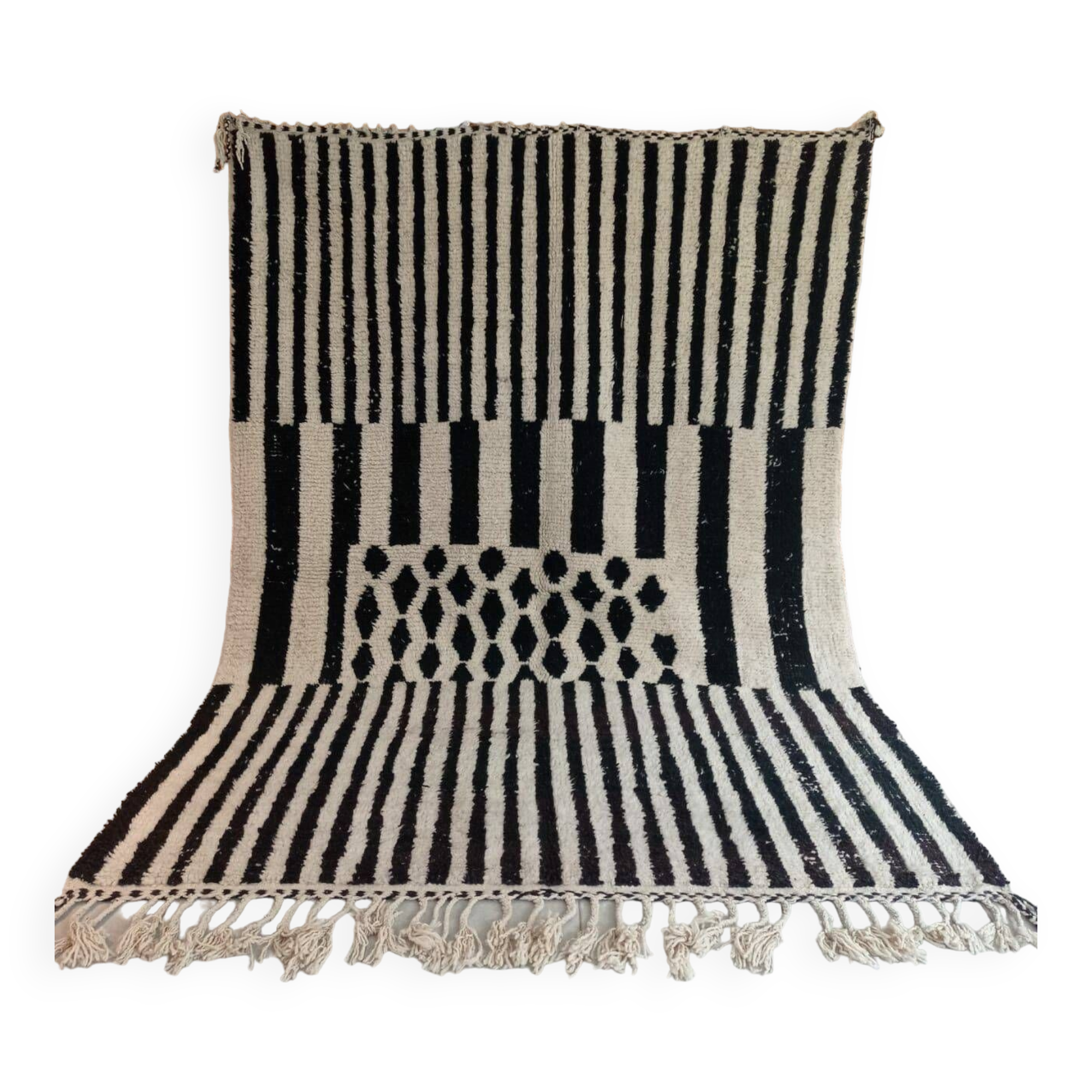 Handmade Beni Ouarain rug 300x200 cm