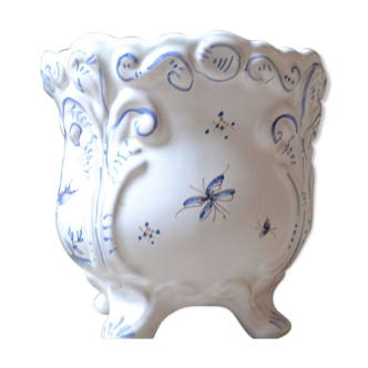 Moustier pot faience cover