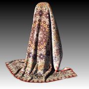 Egyptian Oriental Rug: 2.00 x 2.00 Meters - Pure Silk - Handmade