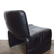 Fauteuil skaï vintage 1970