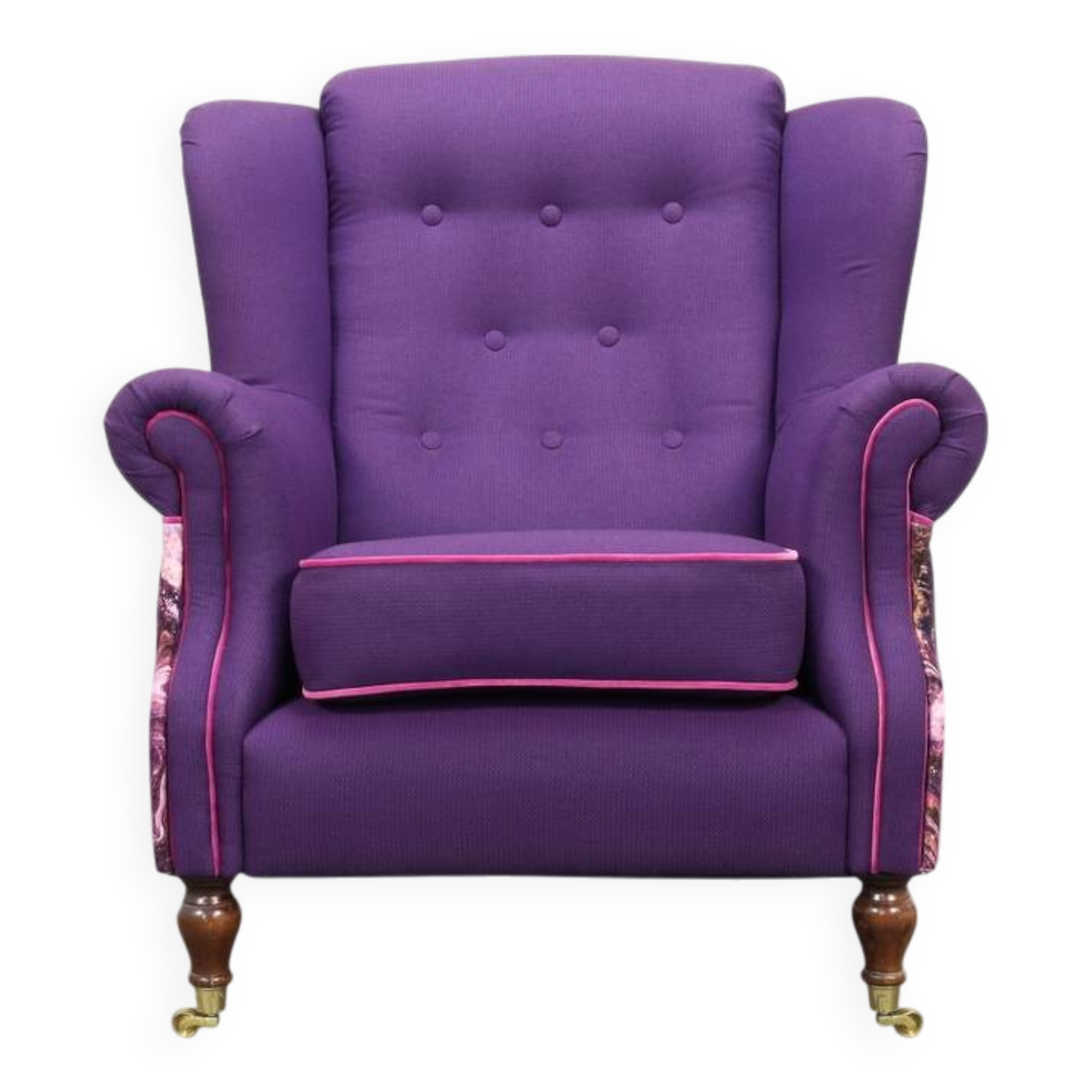 Classic Wing Chair in the style of Howard & Sons, 1960s