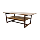Coffee table teck & caning