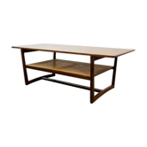 Coffee table teck & caning