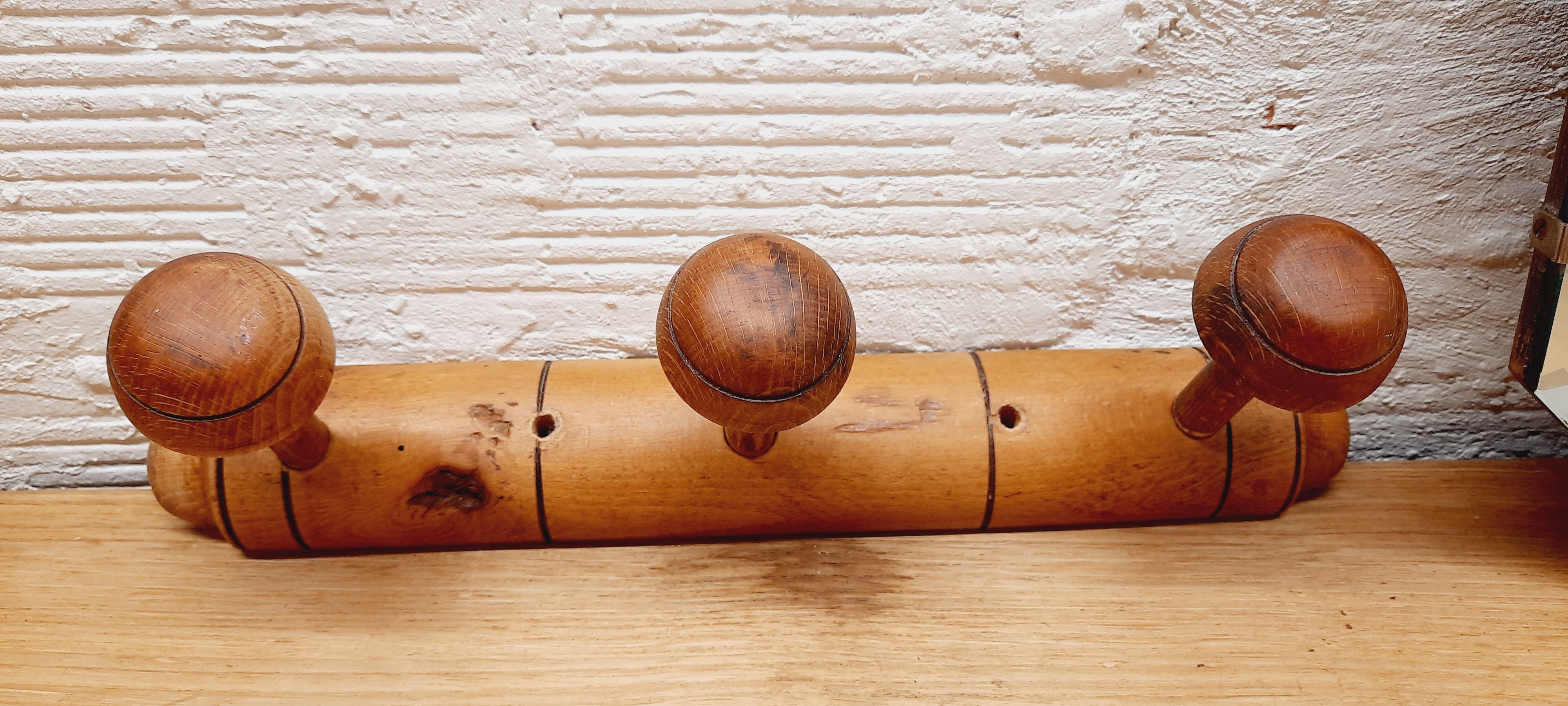 Coat rack 3 Hooks early XX th