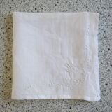 Handkerchief embroidered pouch AB