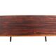 Rosewood / walnut coffee table 'Drachten' - mid century modern