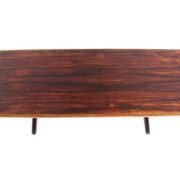 Table basse en palissandre / noyer 'Drachten' - style mid-century modern