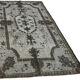 Handwoven unique turkish 1980s 166 cm x 300 cm black rug