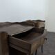 Pair of Louis XV style bedside tables in natural wood