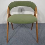 Beech chair in green, 1960s