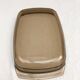 Dish vintage rectangular 35 cm arcopal smoked "gourmet" for oven