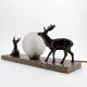 Veilleuse Art Déco aux cerfs – vers 1930