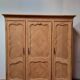 3 door wardrobe in natural wood