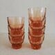 Lot de 7 verres anciens à liqueur style Art déco