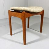 Modèle de tabouret en teck vintage 49 par Erik Buch pour O.D.Mobler A-S, Danemark