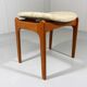 Model of vintage teak stool 49 by Erik Buch for O.D.Mobler A-S, Denmark