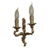 Applique 2 feux en laiton