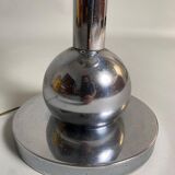 Vintage French Sculptural Table Lamp in Aluminium by Henri Mathieu, 1970s