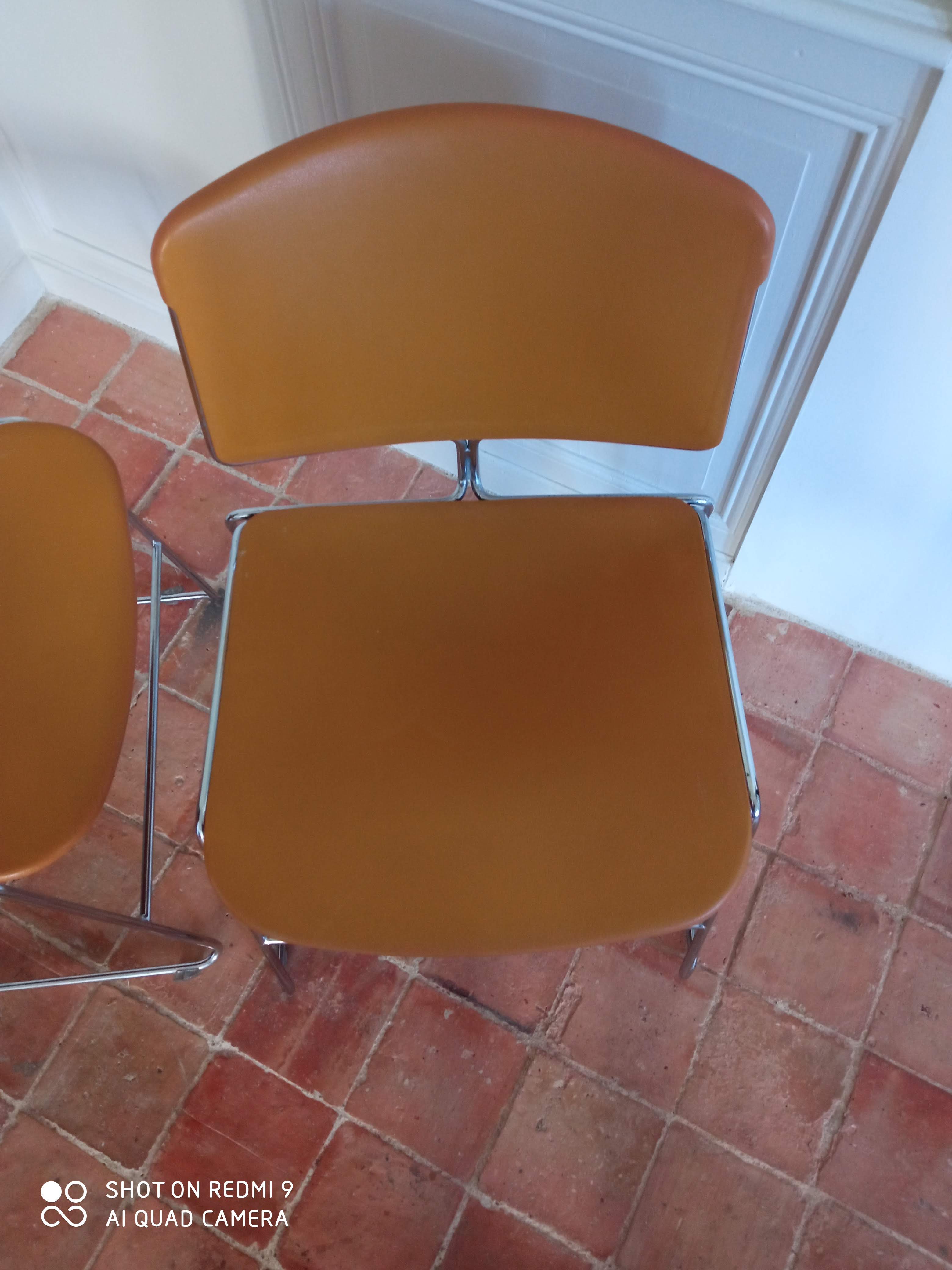Pair of Max Stacker chairs for Steelcase strafor