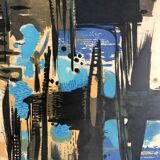 Share MANESSIER Elegy for Martin Luther King I, 1978. Signed lithograph.