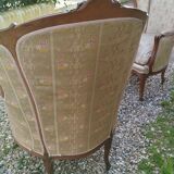 Paire de fauteuils anciens style louis xv