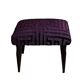 Tabouret repose pied bois restauration tapissière XX meuble d'appoint