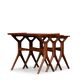 Set of 3 nesting tables by Johannes Andersen for CFC Silkeborg, 1960s