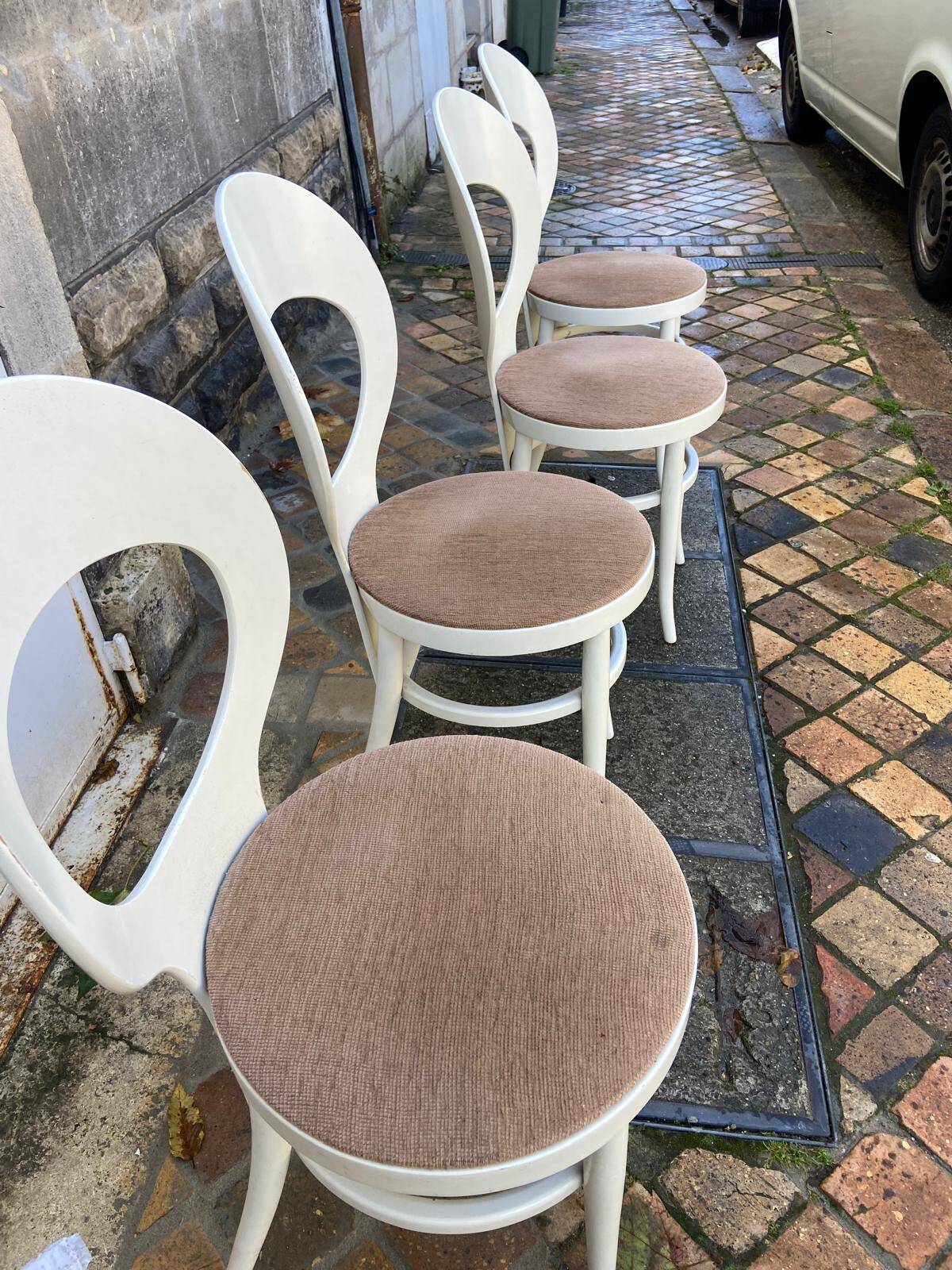 6 chaises "Mouette" maison Baumann - Années 60/70