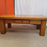 Solid elm coffee table