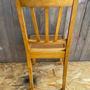 Set of 4 Antique Bistrot Chairs in Baumann Style Wood from the 60s