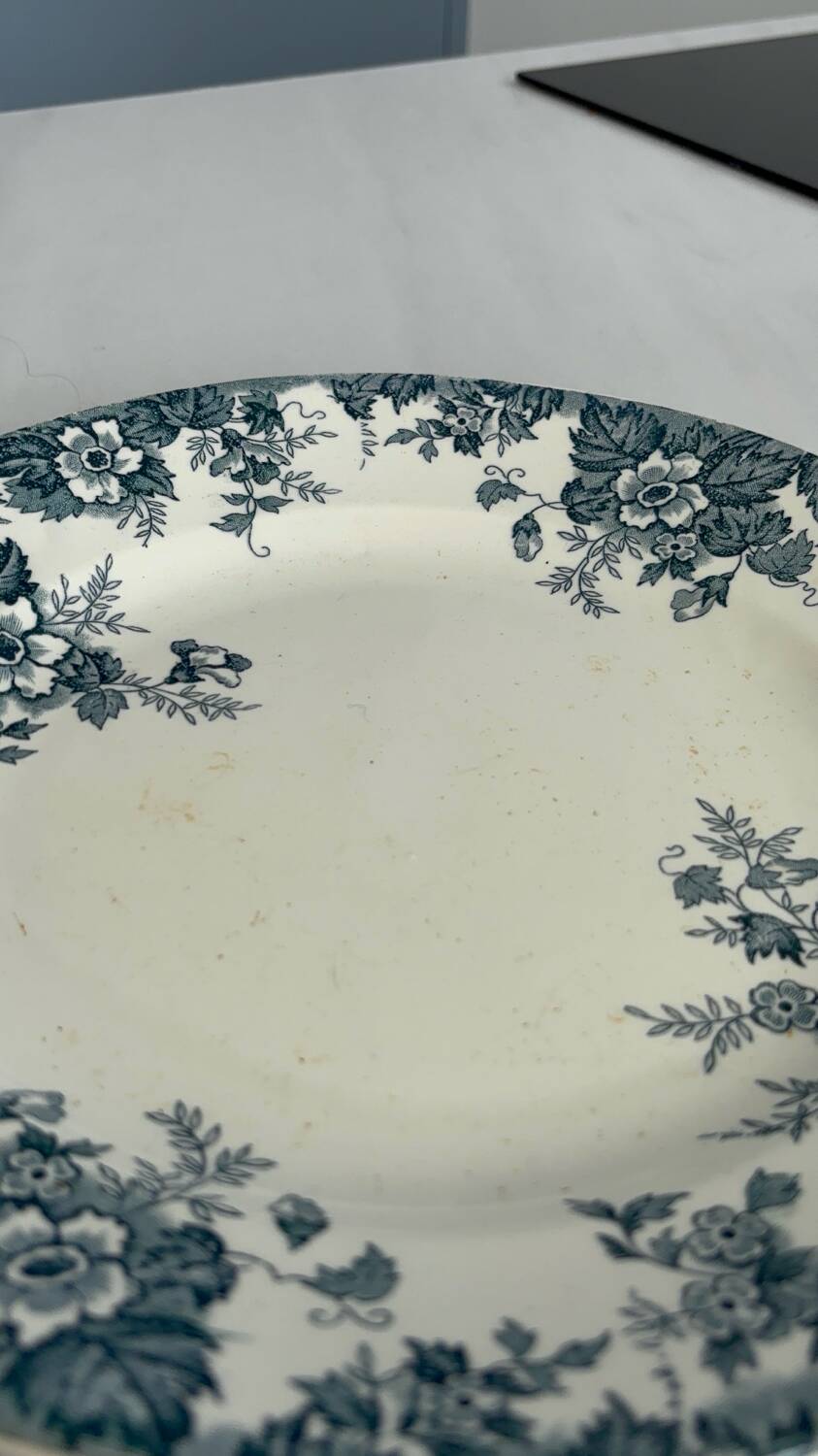 Old Saint-Amand & Hamage model Marie-Louise terrine bowls
