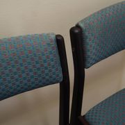 Set of three rosewood chairs, Danish design, 1970s, production: Denmark