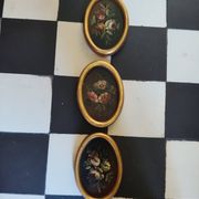 3 tableaux nature morte