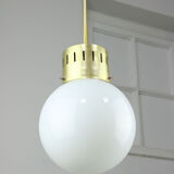 Mid-century modern opaline pendant lamp